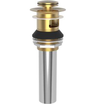 Brasstech 330/24S 1-1/4" Pop-Up Drain Assembly in Satin Gold (PVD)