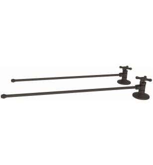 Brasstech 493X/10B Lavatory Supply Kit With Cross Handles in Oil Rubbed Bronze