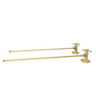 Brasstech 493X/03 Lavatory Supply Kit With Cross Handles in Polished Brass (Coated)