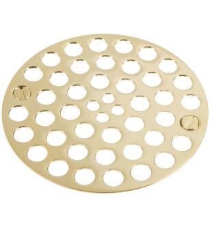 Brasstech 238/01 Solid Brass Strainer For Plastic Oddities, Prier Brass, Richmond Foundry, Cp Industries And Rapidfit Shower Drains in Forever Brass (PVD)