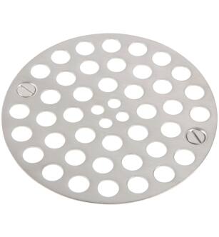Brasstech 238/20 Solid Brass Strainer For Plastic Oddities, Prier Brass, Richmond Foundry, Cp Industries And Rapidfit Shower Drains in Stainless Steel (PVD)