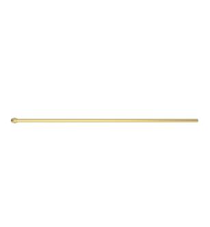 Brasstech 432/04 3/8" O.d. X 20" Bullnose Rigid Supply Tube in Satin Brass (PVD)
