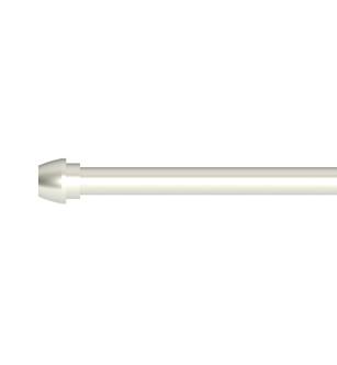 Brasstech 432/15S 3/8" O.d. X 20" Bullnose Rigid Supply Tube in Satin Nickel