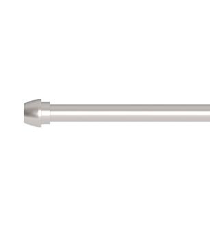 Brasstech 432/20 3/8" O.d. X 20" Bullnose Rigid Supply Tube in Stainless Steel (PVD)