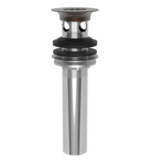 Brasstech 321/07 Grid Drain Assembly For Lavatory - With Overflow Holes in English Bronze