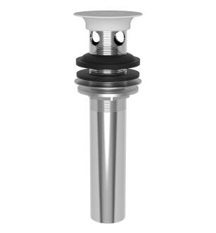 Brasstech 321/52 Grid Drain Assembly For Lavatory - With Overflow Holes in Matte White