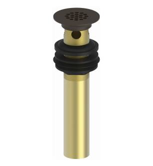 Brasstech 321/10B Grid Drain Assembly For Lavatory - With Overflow Holes in Oil Rubbed Bronze