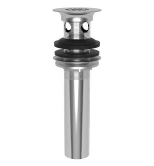 Brasstech 321/20 Grid Drain Assembly For Lavatory - With Overflow Holes in Stainless Steel (PVD)