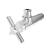 Brasstech 403X-1/26 1/4 Turn Contemporary Ceramic Disc Angle Valve With Cross Handle in Polished Chrome