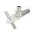 Brasstech 403X-1/15 1/4 Turn Contemporary Ceramic Disc Angle Valve With Cross Handle in Polished Nickel