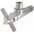 Brasstech 403X-1/20 1/4 Turn Contemporary Ceramic Disc Angle Valve With Cross Handle in Stainless Steel (PVD)