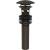 Brasstech 499-2/10B Polished Dome Cap Drain With Overflow in Oil Rubbed Bronze