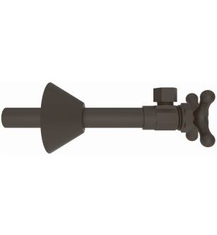 Brasstech 416X/10B Angle Valve With Traditional Cross Handle in Oil Rubbed Bronze