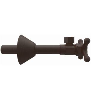 Brasstech 416X/VB Angle Valve With Traditional Cross Handle in Venetian Bronze