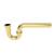 Brasstech 301/03 Accessory P-Trap in Polished Brass (Coated)