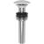 Brasstech 499-1/52 Solid Brass Dome Cap Drain Without Overflow in Matte White