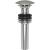 Brasstech 499-1/15S Solid Brass Dome Cap Drain Without Overflow in Satin Nickel