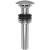 Brasstech 499-1/20 Solid Brass Dome Cap Drain Without Overflow in Stainless Steel (PVD)