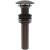 Brasstech 499-3/07 Polished Dome Cap Drain Without Overflow in English Bronze