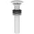 Brasstech 499-3/52 Polished Dome Cap Drain Without Overflow in Matte White