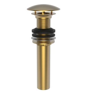 Brasstech 499-3/10 Polished Dome Cap Drain Without Overflow in Satin Bronze (PVD)