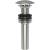 Brasstech 499-3/15S Polished Dome Cap Drain Without Overflow in Satin Nickel