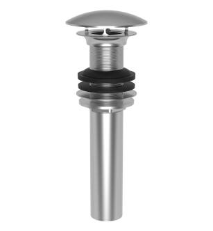 Brasstech 499-3/20 Polished Dome Cap Drain Without Overflow in Stainless Steel (PVD)