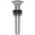 Brasstech 499-3/20 Polished Dome Cap Drain Without Overflow in Stainless Steel (PVD)