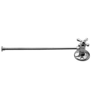 Brasstech 495X/26 Toilet Angle Supply With 1/2" Connections And Cross Handle in Polished Chrome