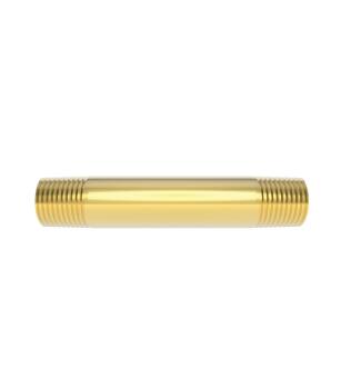 Brasstech 450/03 1/2" Ips X 4" Brass Nipple in Polished Brass (Coated)