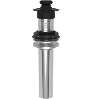 Brasstech 3201/56 Lift And Turn Drain Assembly Without Overflow in Flat Black