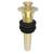 Brasstech 3201/03 Lift And Turn Drain Assembly Without Overflow in Polished Brass (Coated)