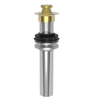Brasstech 3201/24 Lift And Turn Drain Assembly Without Overflow in Polished Gold (PVD)