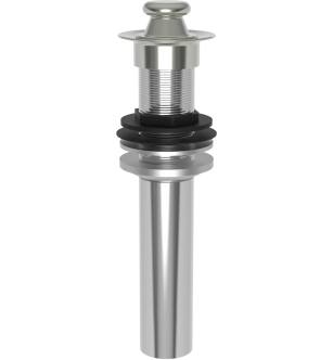 Brasstech 3201/15 Lift And Turn Drain Assembly Without Overflow in Polished Nickel