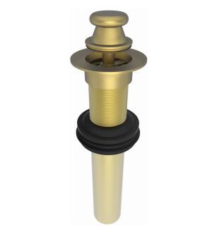 Brasstech 3203/06 Fully Polished Solid Brass Lift And Turn Pop Up Plug in Antique Brass