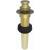 Brasstech 3203/06 Fully Polished Solid Brass Lift And Turn Pop Up Plug in Antique Brass