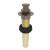 Brasstech 3203/07 Fully Polished Solid Brass Lift And Turn Pop Up Plug in English Bronze