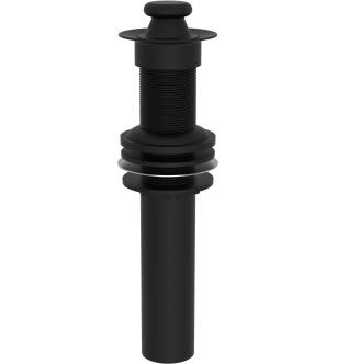 Brasstech 3203/56 Fully Polished Solid Brass Lift And Turn Pop Up Plug in Flat Black