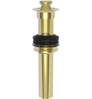 Brasstech 3203/01 Fully Polished Solid Brass Lift And Turn Pop Up Plug in Forever Brass (PVD)