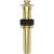 Brasstech 3203/01 Fully Polished Solid Brass Lift And Turn Pop Up Plug in Forever Brass (PVD)