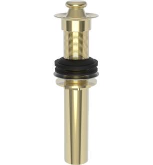 Brasstech 3203/24A Fully Polished Solid Brass Lift And Turn Pop Up Plug in French Gold (PVD)