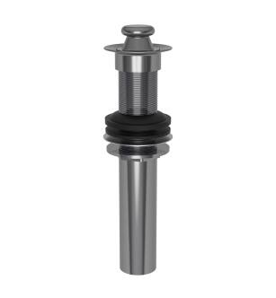 Brasstech 3203/30 Fully Polished Solid Brass Lift And Turn Pop Up Plug in Midnight Chrome