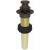 Brasstech 3203/10B Fully Polished Solid Brass Lift And Turn Pop Up Plug in Oil Rubbed Bronze