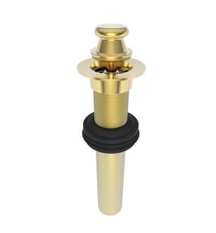 Brasstech 3203/03 Fully Polished Solid Brass Lift And Turn Pop Up Plug in Polished Brass (Coated)