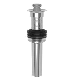 Brasstech 3203/26 Fully Polished Solid Brass Lift And Turn Pop Up Plug in Polished Chrome