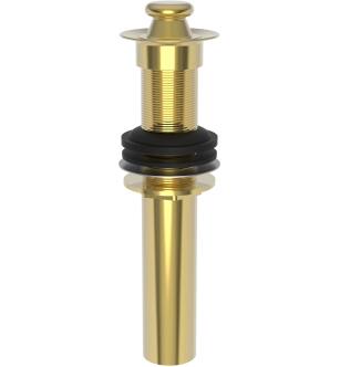 Brasstech 3203/24 Fully Polished Solid Brass Lift And Turn Pop Up Plug in Polished Gold (PVD)