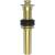 Brasstech 3203/04 Fully Polished Solid Brass Lift And Turn Pop Up Plug in Satin Brass (PVD)
