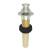 Brasstech 3203/15S Fully Polished Solid Brass Lift And Turn Pop Up Plug in Satin Nickel