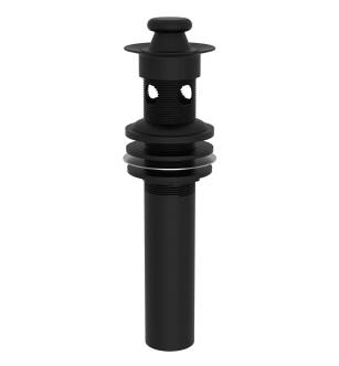 Brasstech 3202/56 Fully Polished Solid Brass Lift And Turn P.o. Plug With Overflow in Flat Black