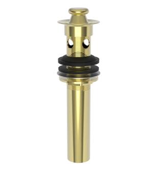 Brasstech 3202/01 Fully Polished Solid Brass Lift And Turn P.o. Plug With Overflow in Forever Brass (PVD)